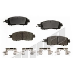 Order Front Semi Metallic Pads by AGNA BRAKES - ALD1650M For Your Vehicle