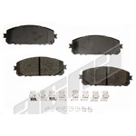 Order Front Semi Metallic Pads by AGNA BRAKES - ALD1709M For Your Vehicle