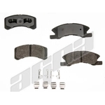 Order Plaquettes avant semi-métallique par AGNA BRAKES - ALD1731M For Your Vehicle