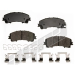 Order Front Semi Metallic Pads by AGNA BRAKES - ALD1736M For Your Vehicle