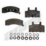 Order Front Semi Metallic Pads by AGNA BRAKES - ALD370M For Your Vehicle