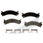 Order Front Semi Metallic Pads by AGNA BRAKES - ALD784M For Your Vehicle
