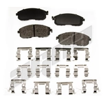 Order AGNA BRAKES - ALD815AM - Front Semi Metallic Pads For Your Vehicle