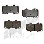 Order Front Semi Metallic Pads by AGNA BRAKES - ALD976M For Your Vehicle
