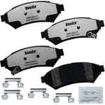 Order Plaquettes avant semi-métallique by BENDIX - MKD1075FM For Your Vehicle