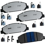 Order Front Semi Metallic Pads by BENDIX - MKD827FM For Your Vehicle