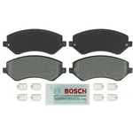 Order Plaquettes avant semi-métallique par BOSCH - BE856AH For Your Vehicle