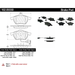 Order Front Semi Metallic Pads by CENTRIC PARTS - 102.05550 For Your Vehicle