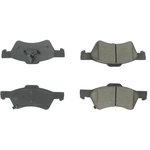 Order Front Semi Metallic Pads by CENTRIC PARTS - 102.08570 For Your Vehicle