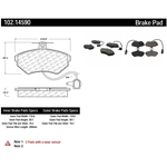 Order Front Semi Metallic Pads by CENTRIC PARTS - 102.14590 For Your Vehicle