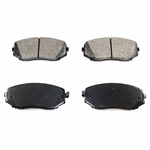 Order Front Semi Metallic Pads by DURAGO - BP1258MS For Your Vehicle