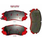 Order Front Semi Metallic Pads by EUROROTOR - F1D1104 For Your Vehicle