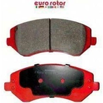 Order Plaquettes avant semi-métallique par EUROROTOR - F1D856H For Your Vehicle