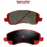Order EUROROTOR - F1D866H - Front Semi Metallic Pads For Your Vehicle
