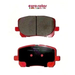 Order EUROROTOR - F1D923H - Front Semi Metallic Pads For Your Vehicle