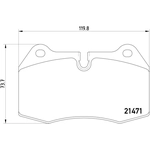Order Front Semi Metallic Pads by HELLA PAGID - 355018211 For Your Vehicle
