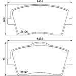 Order Front Semi Metallic Pads by HELLA PAGID - 355039001 For Your Vehicle