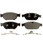 Order Front Semi Metallic Pads by POSITIVE PLUS - PPF-D1549 For Your Vehicle