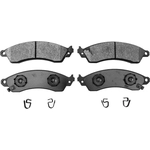 Order Front Semi Metallic Pads by PROMAX - 11-412 For Your Vehicle