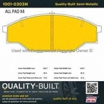 Order Front Semi Metallic Pads by QUALITY-BUILT - 1001-0303M For Your Vehicle