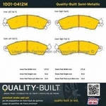 Order Front Semi Metallic Pads by QUALITY-BUILT - 1001-0412M For Your Vehicle