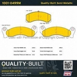 Order Front Semi Metallic Pads by QUALITY-BUILT - 1001-0499M For Your Vehicle