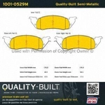 Order Front Semi Metallic Pads by QUALITY-BUILT - 1001-0529M For Your Vehicle