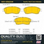Order Front Semi Metallic Pads by QUALITY-BUILT - 1001-0562AM For Your Vehicle
