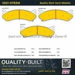 Order Front Semi Metallic Pads by QUALITY-BUILT - 1001-0785M For Your Vehicle