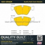 Order Front Semi Metallic Pads by QUALITY-BUILT - 1001-0946M For Your Vehicle