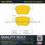 Order Front Semi Metallic Pads by QUALITY-BUILT - 1001-0979M For Your Vehicle