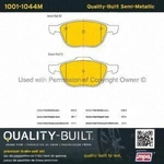 Order Front Semi Metallic Pads by QUALITY-BUILT - 1001-1044M For Your Vehicle