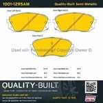 Order Front Semi Metallic Pads by QUALITY-BUILT - 1001-1295AM For Your Vehicle