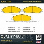 Order Front Semi Metallic Pads by QUALITY-BUILT - 1001-1378M For Your Vehicle