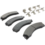 Order QUALITY-BUILT - 1001-1411M - Premium Semi-Metallic Brake Pad Set For Your Vehicle