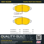 Order QUALITY-BUILT - 1001-1633M - Front Disc Brake Pad Set For Your Vehicle