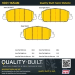 Order QUALITY-BUILT - 1001-1654M - Front Disc Brake Pad Set For Your Vehicle