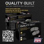 Order Plaquettes avant semi-métallique by QUALITY-BUILT - 1003-0805M For Your Vehicle