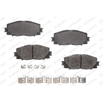 Order Front Semi Metallic Pads by RS PARTS - RSD1184AMH For Your Vehicle