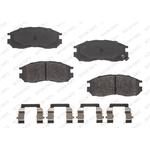 Order Front Semi Metallic Pads by RS PARTS - RSD484MH For Your Vehicle