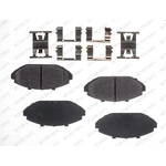 Order Front Semi Metallic Pads by RS PARTS - RSD748MH For Your Vehicle