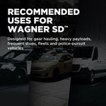 Order WAGNER - SX1843 - SevereDuty Disc Brake Pad Set For Your Vehicle