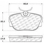 Order Front Severe Duty Semi Metallic Premium Pad by CENTRIC PARTS - 106.04930 For Your Vehicle