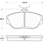 Order Front Severe Duty Semi Metallic Premium Pad by CENTRIC PARTS - 106.06010 For Your Vehicle