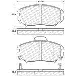 Order Front Severe Duty Semi Metallic Premium Pad by CENTRIC PARTS - 106.11250 For Your Vehicle