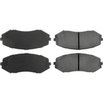 Order Front Super Premium Ceramic Pads by CENTRIC PARTS - 105.11880 For Your Vehicle