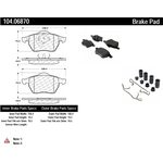 Order Plaquette avant semi-métalique de qualité supérieur par CENTRIC PARTS - 104.06870 For Your Vehicle