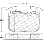 Order Plaquette avant semi-métalique de qualité supérieur by CENTRIC PARTS - 104.16091 For Your Vehicle