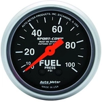 Order Fuel Pressure Gauge by AUTO METER - 3312 For Your Vehicle
