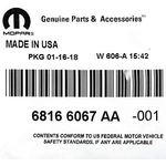 Order Full Gasket Set by MOPAR - 68166067AA For Your Vehicle